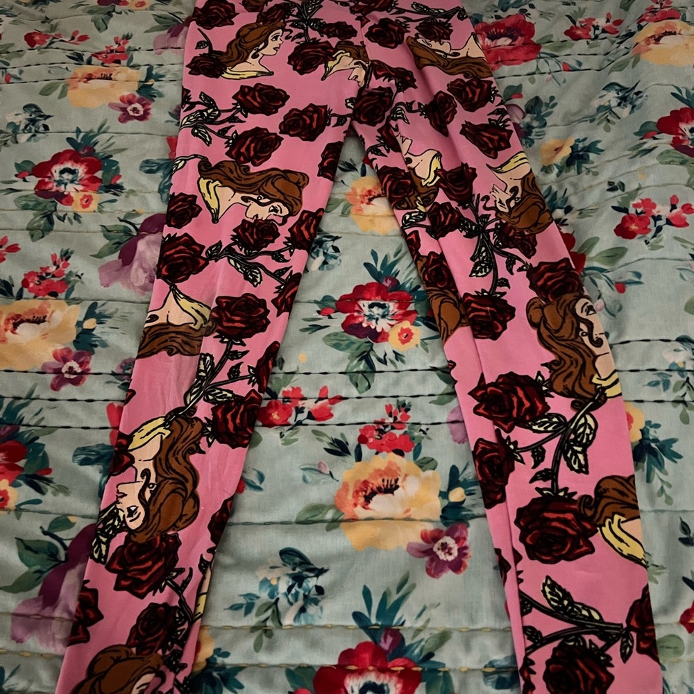 Disney Lularoe Belle Tween Leggings